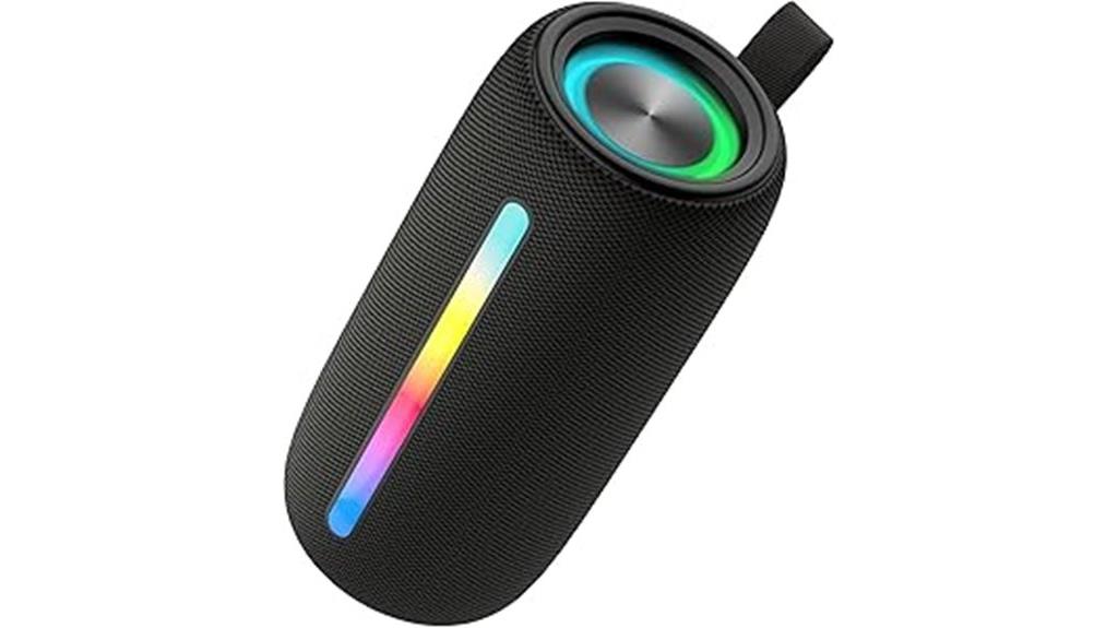 colorful flashing portable bluetooth enabled