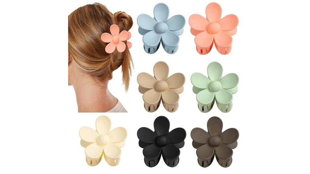 colorful floral hair accessories