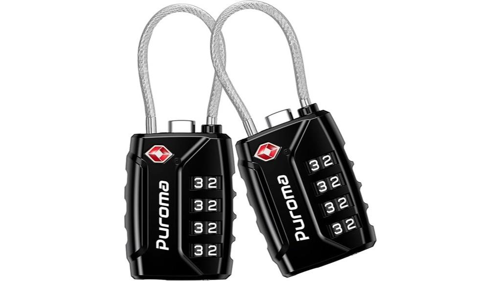 combination locked luggage security locks