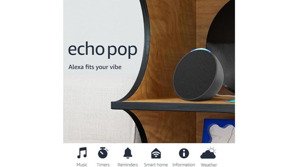 compact alexa powered smart speaker