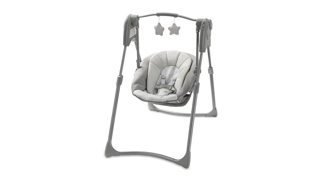 compact baby swing graco brand