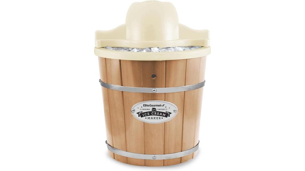 compact electric ice cream maker