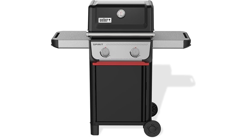 compact propane fueled outdoor grill