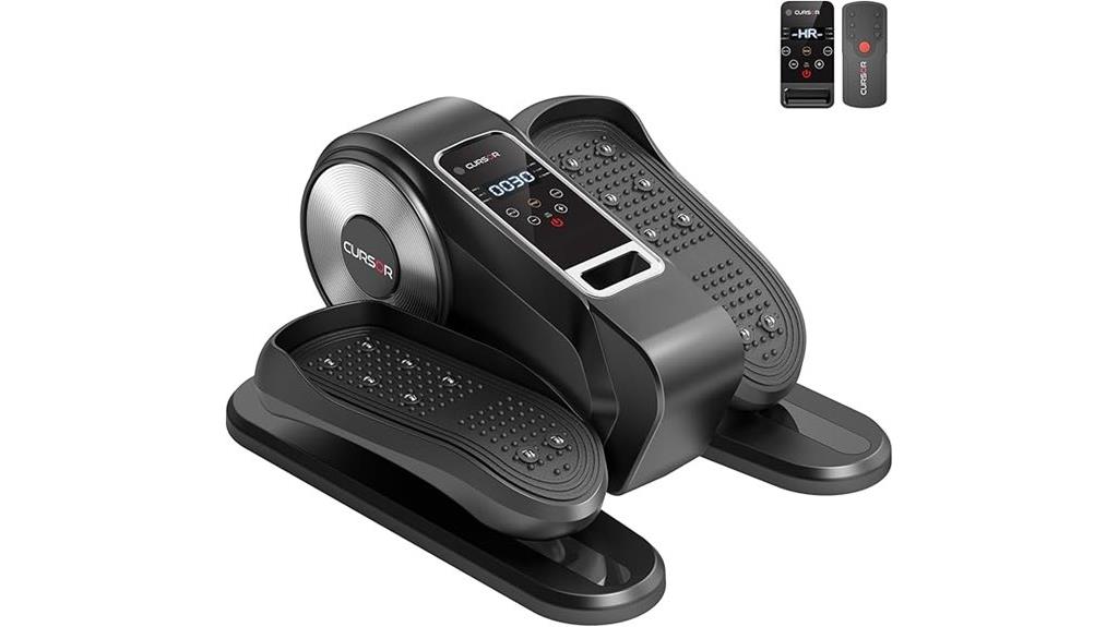 compact under desk elliptical exerciser