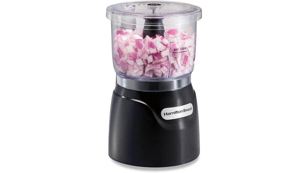 compact vegetable chopper and processor