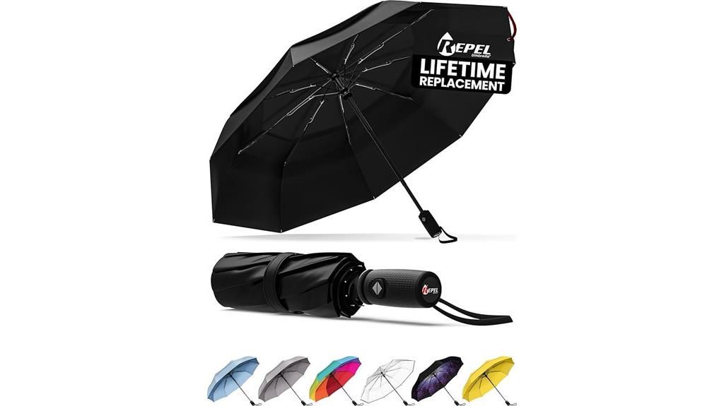 compact windproof portable travel umbrella