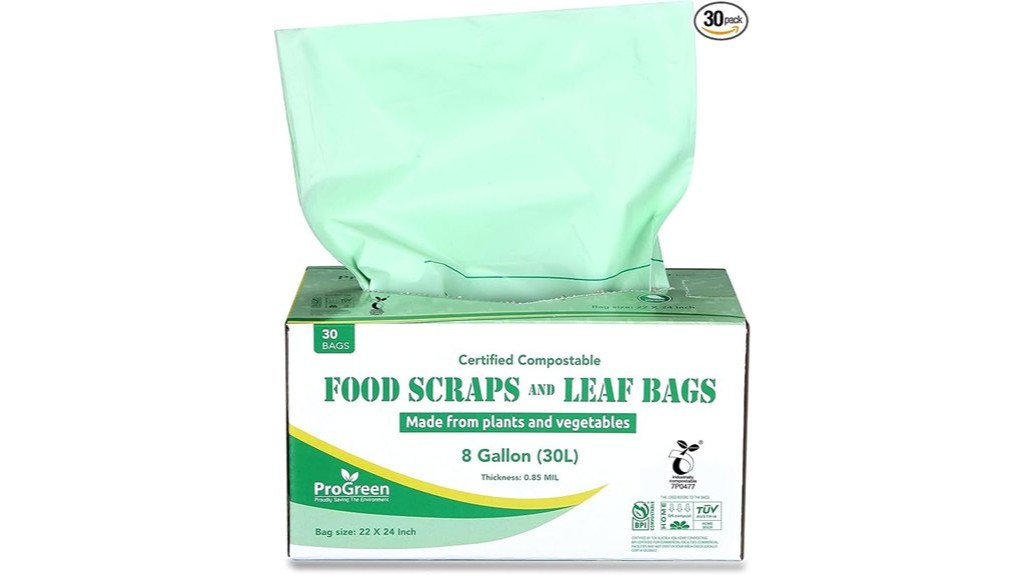compostable certified 8 gallon 30 pack