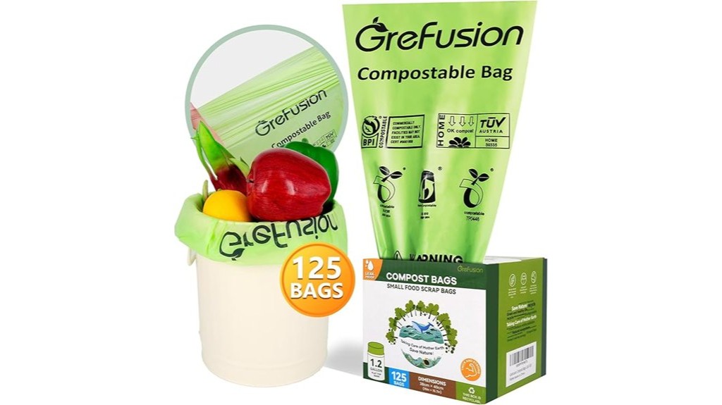 compostable kitchen waste bin bags