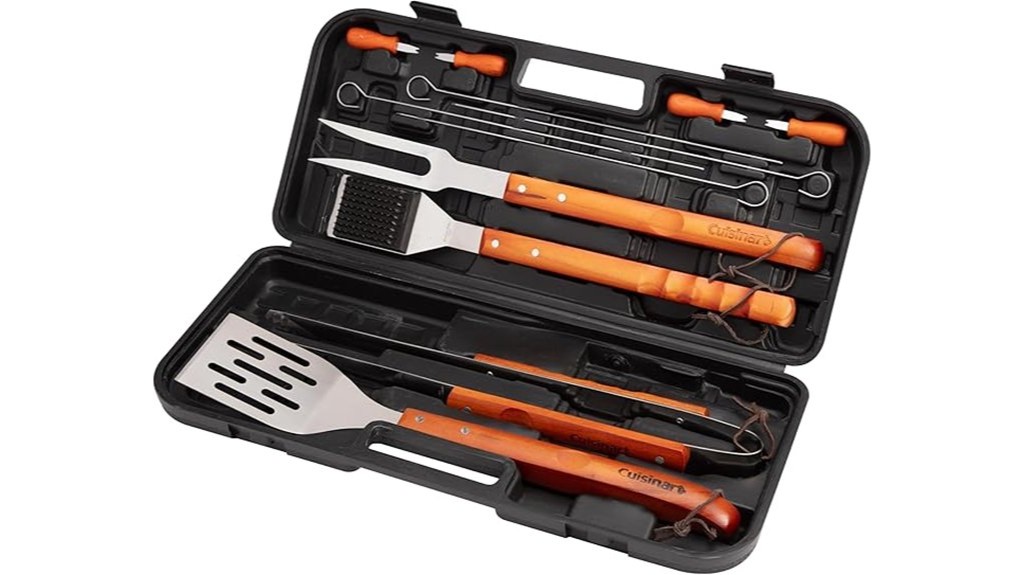 comprehensive grilling tool set