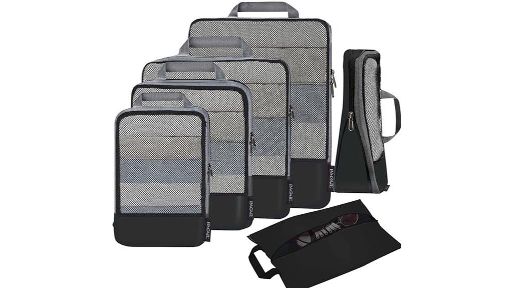 compression packing travel accessories set