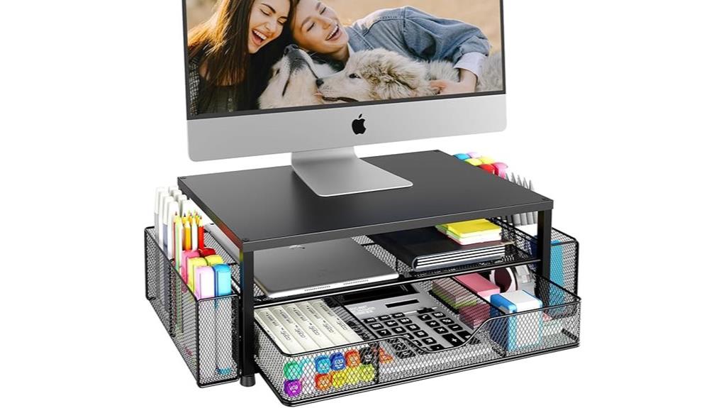 computer desk storage system