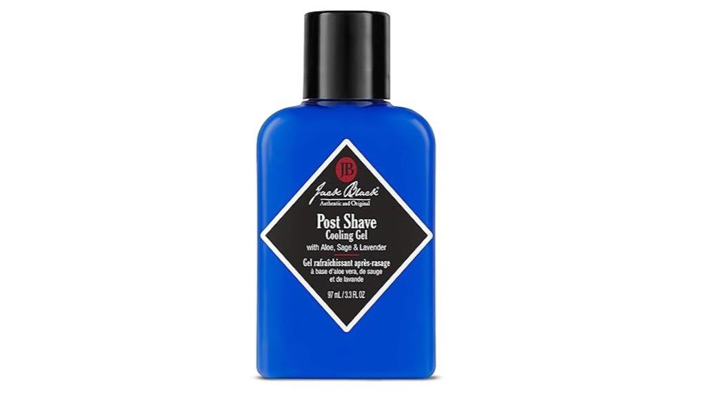 cooling post shave gel for men