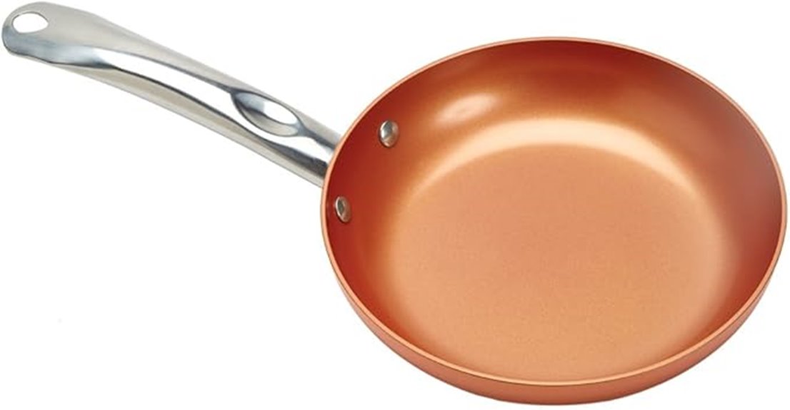 copper chef non stick frying pan