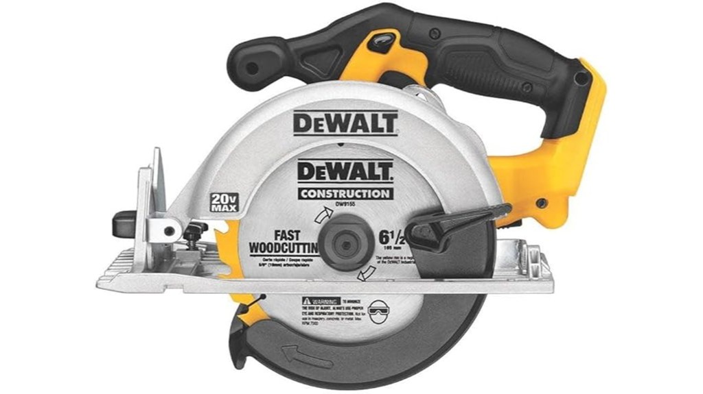cordless battery powered circular saw