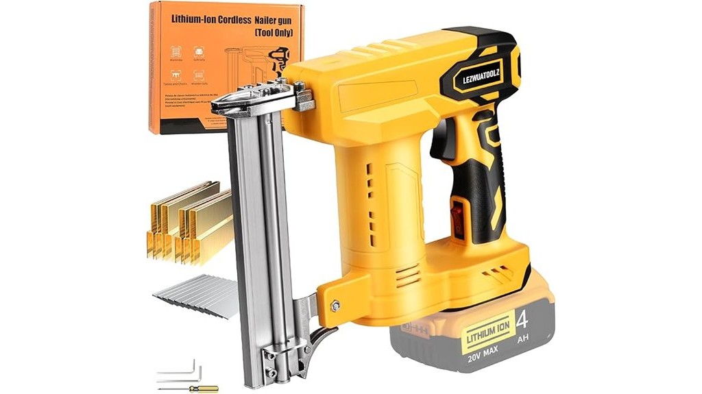 cordless brad nailer 20v battery