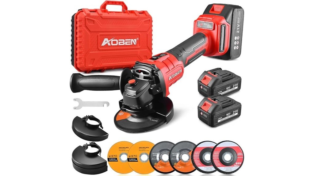 cordless brushless angle grinder