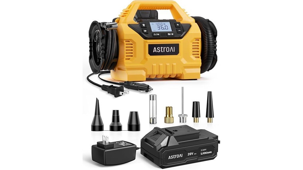 cordless car tire air compressor