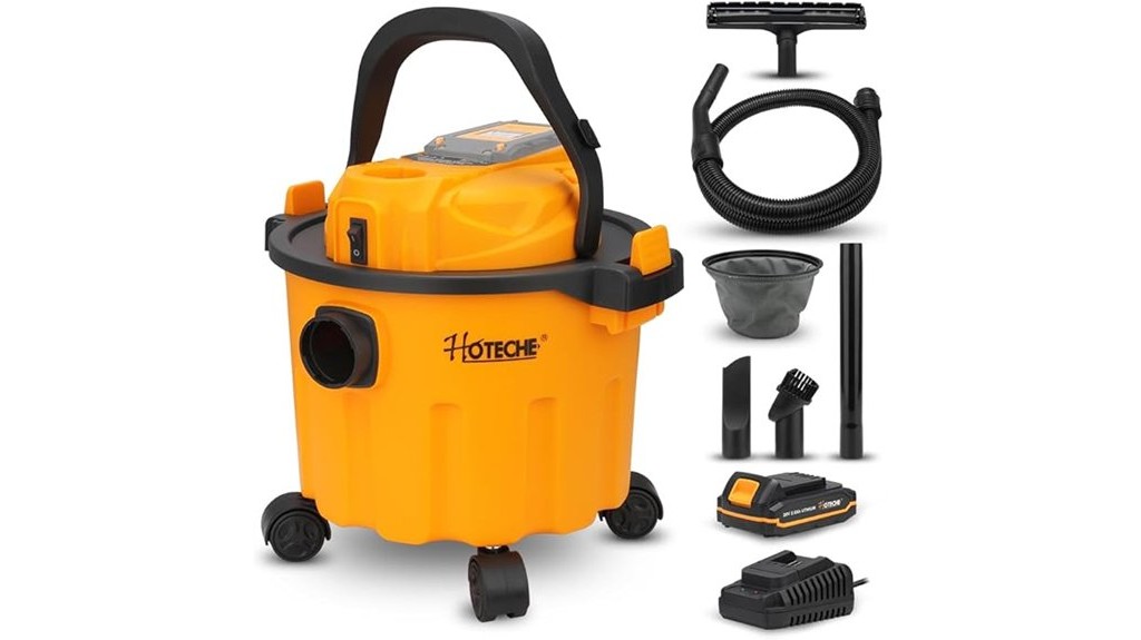 cordless vacuum with large capacity