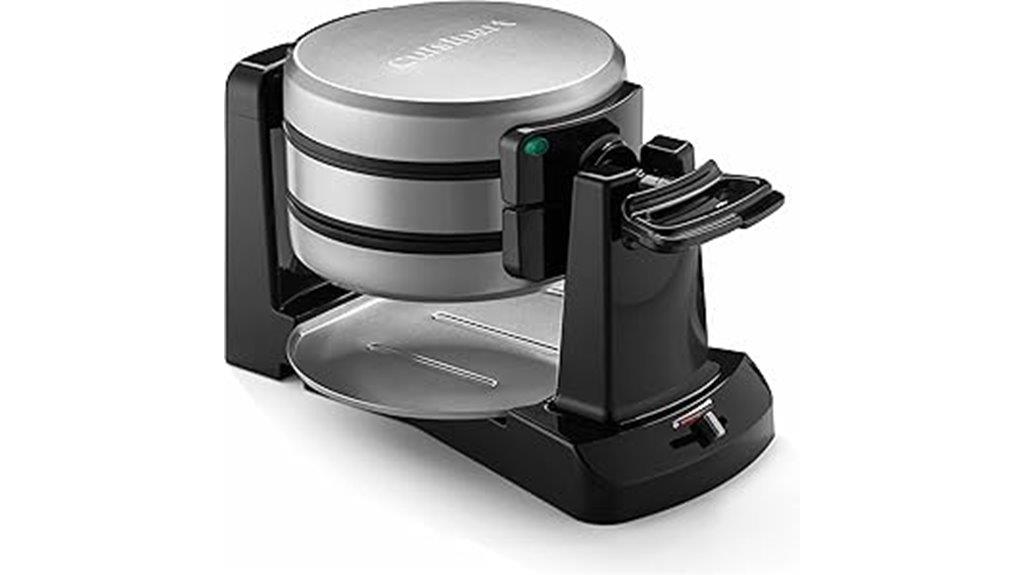 cuisinart double flip belgian waffle maker