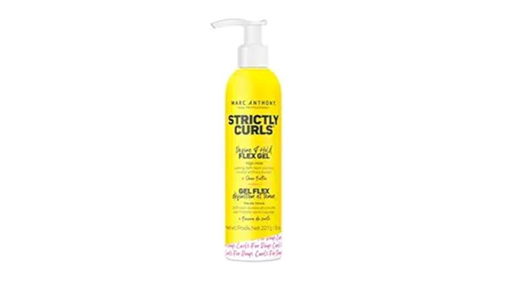 curly hair styling gel