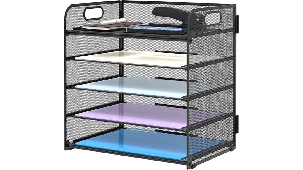 desk organizer with handle