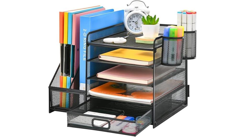 desk organizer with storage