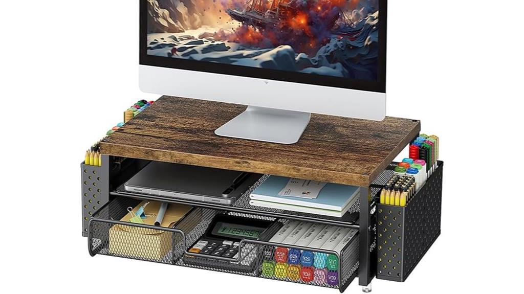desk organizer with storage