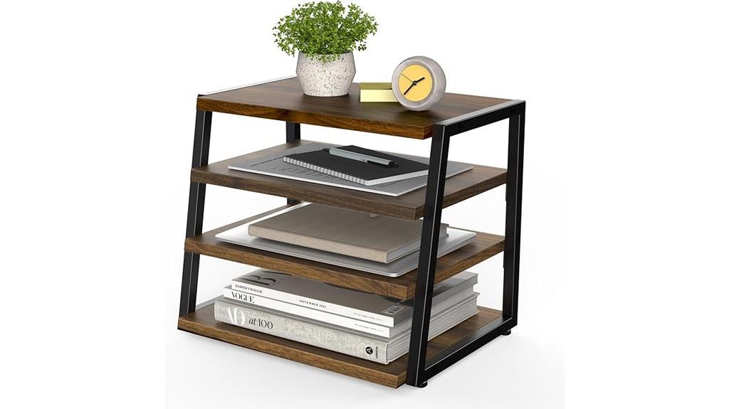 desk space storage organizer