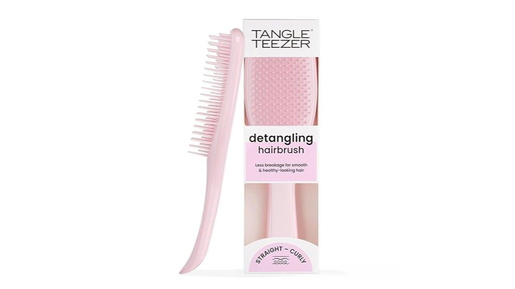 detangling brush for wet and dry