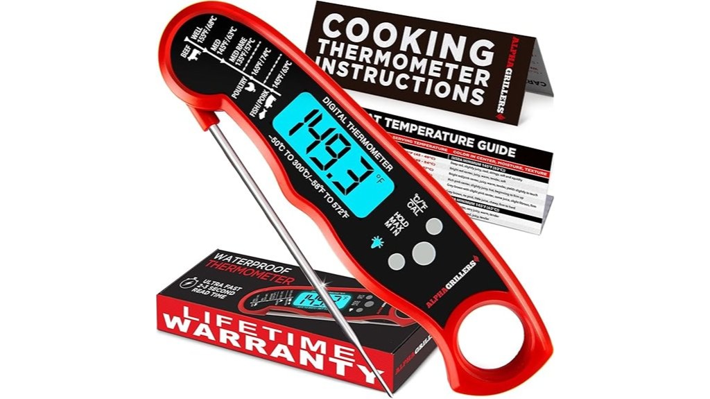 digital meat cooking thermometer