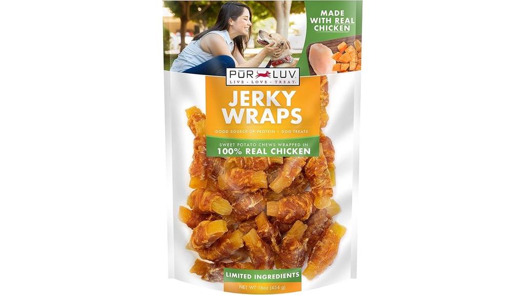 dog treats with chicken and sweet potato
