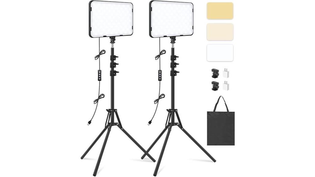 dual led studio lighting