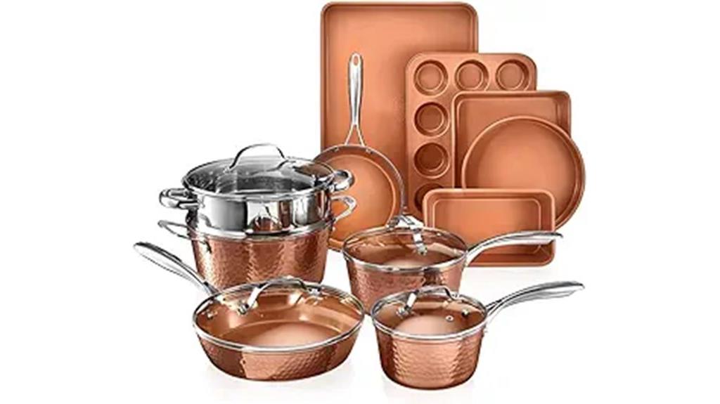 durable ceramic nonstick cookware set