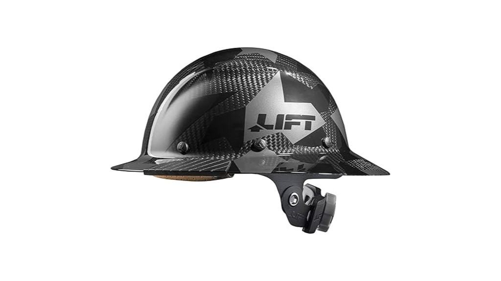 durable lightweight carbon fiber hard hat