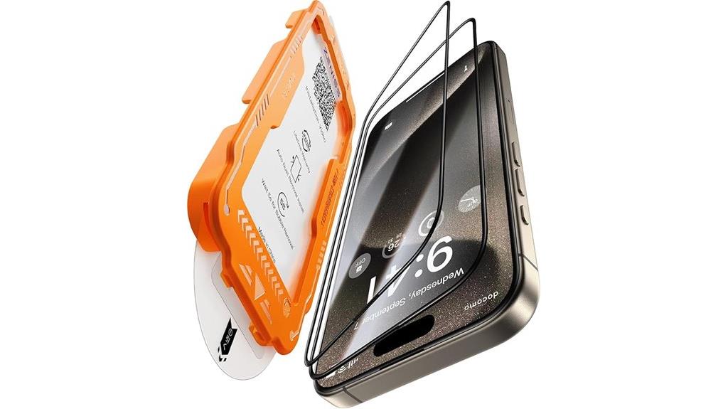 durable tempered glass screen protector