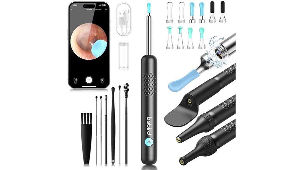 ear canal cleaning tool with camera