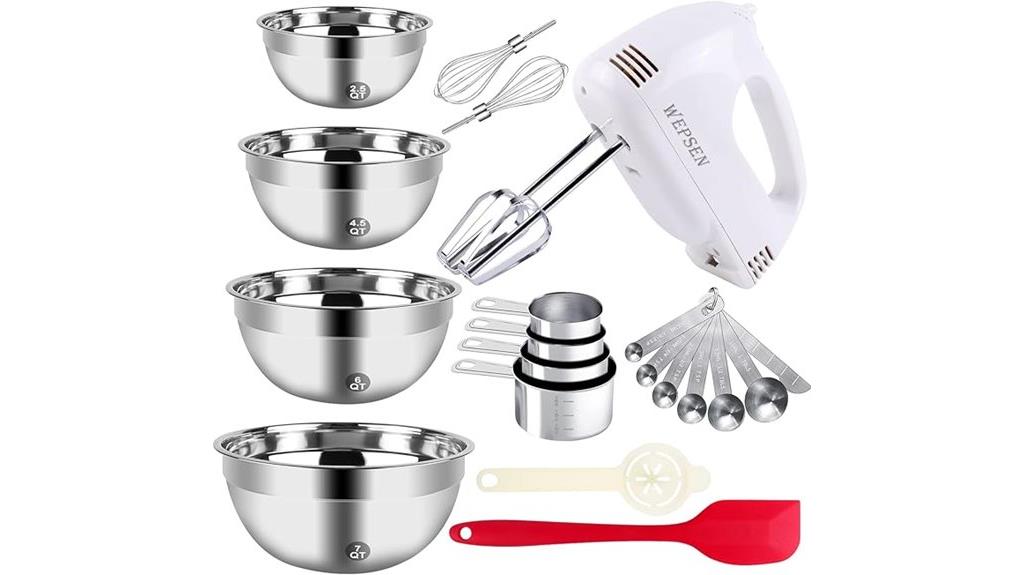 electric hand mixer with accessories