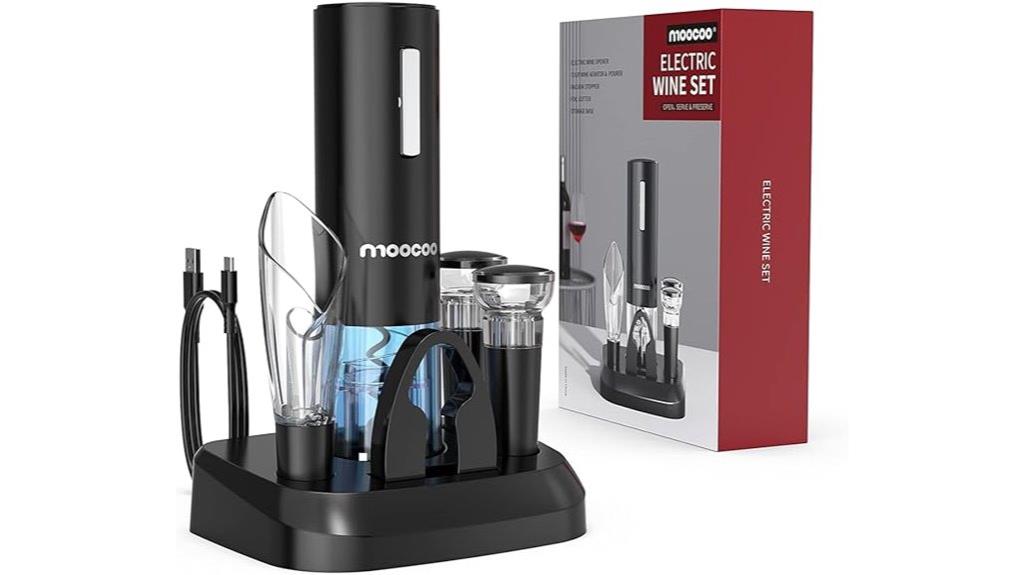 electric wine opener accessory set