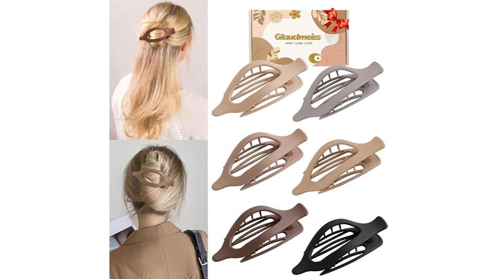 elegant french hair clips pack