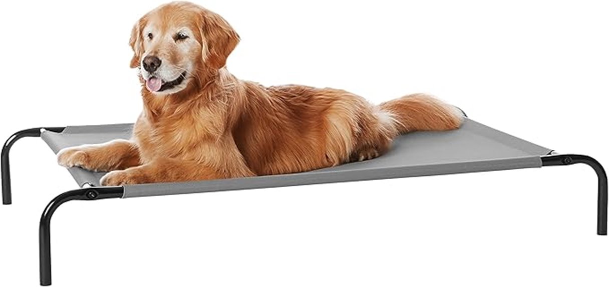 elevated large dog sleeping platform