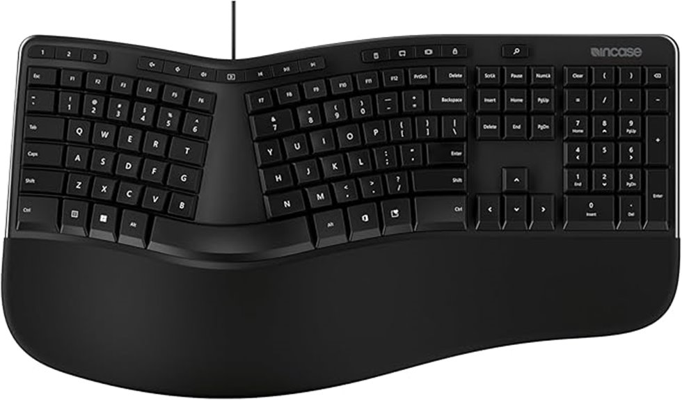 ergonomic keyboard for microsoft use
