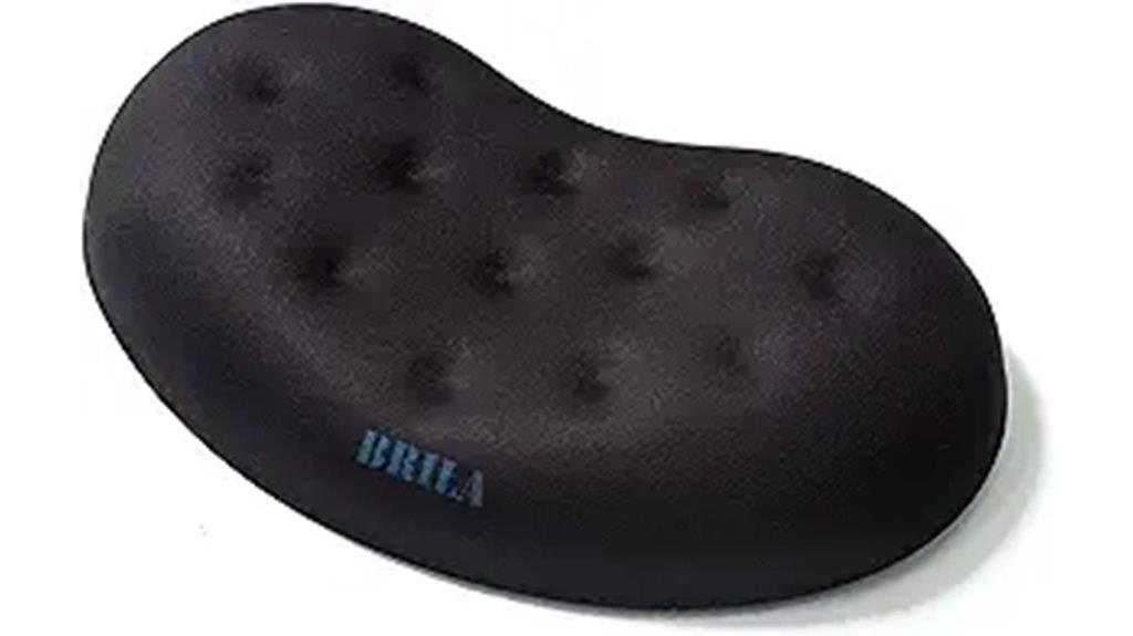 ergonomic memory foam mouse pad