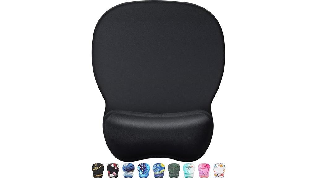 ergonomic mouse pad with gel wrist