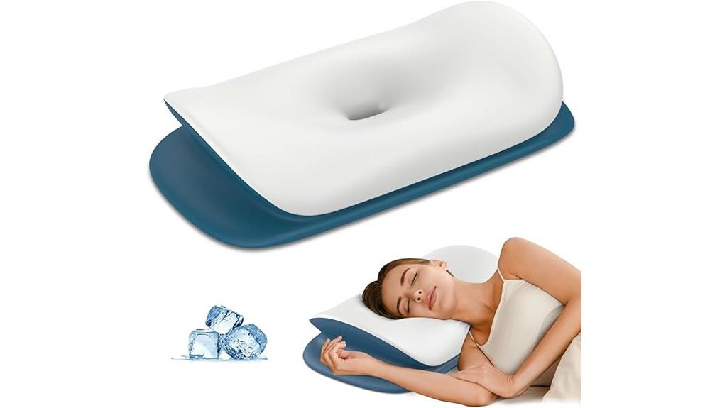 ergonomic neck pillow for pain relief