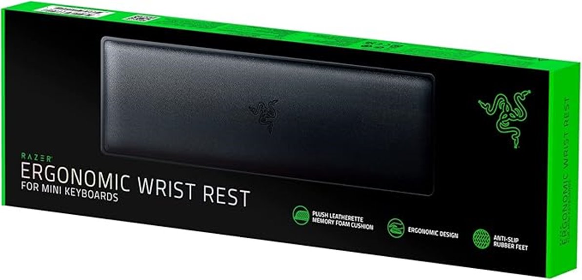 ergonomic wrist rest for mini keyboards