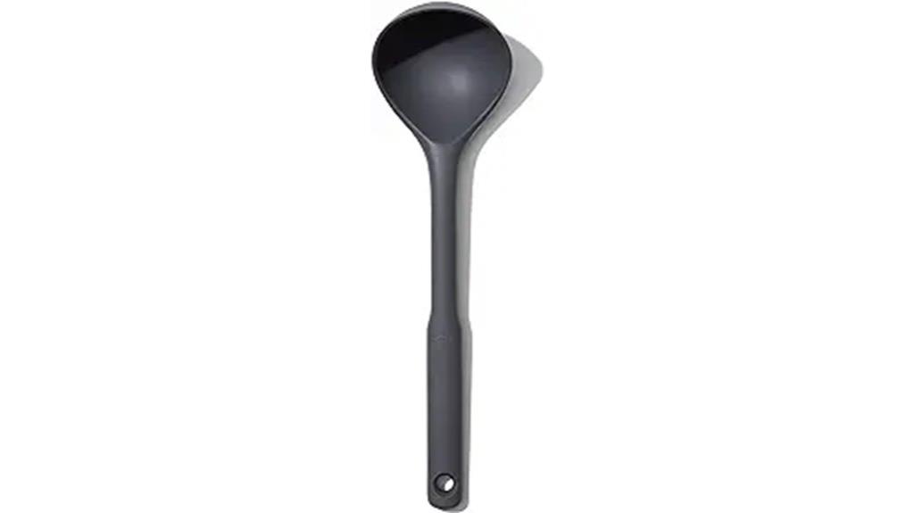 everyday silicone ladle with good grip