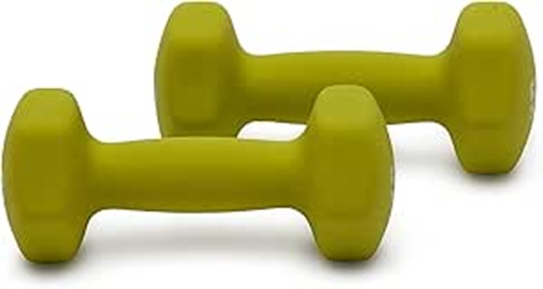 exercise muscle toning dumbbells