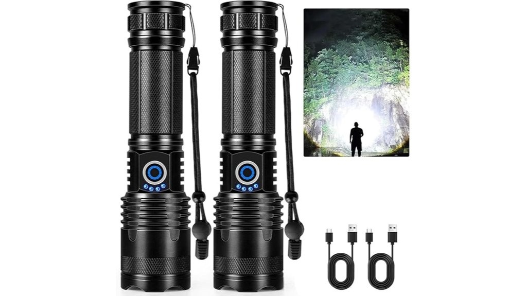 extremely bright rechargeable led flashlights