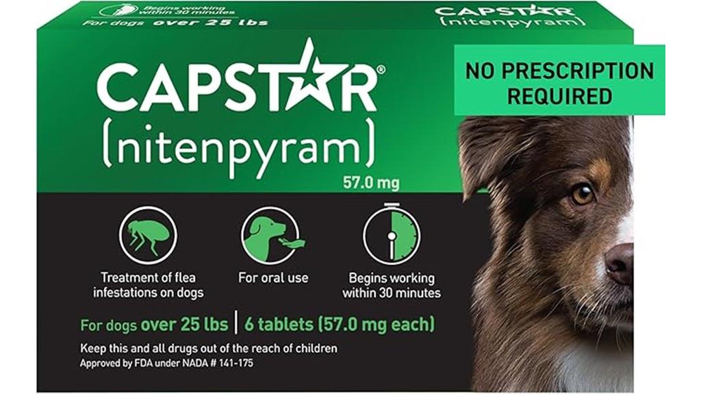 fast acting dog flea treatment