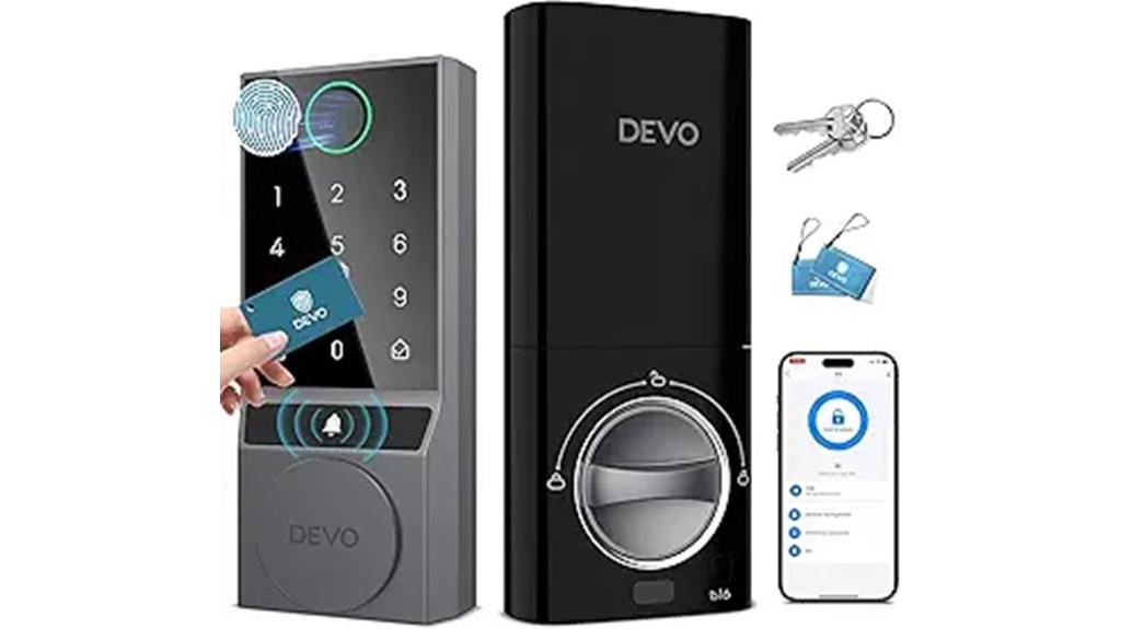 fingerprint wifi door lock